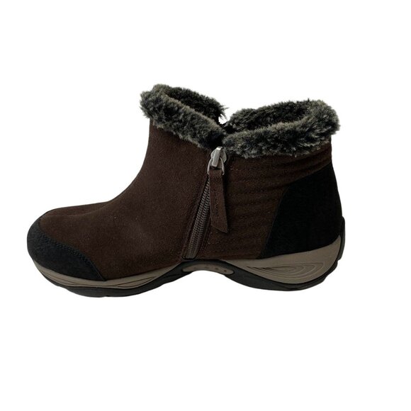 Easy Spirit Elinot Comfort Bootie Shoe Women's 6.5 Dark Brown Cushioned - Picture 2 of 11